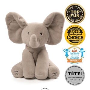 NEW!! GUND FLAPPY THE ELEPHANT INTERACTIVE ANIMAL